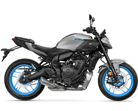 Yamaha MT-07 (šedá) - výcvikový motocykl Autoškola Trefa Praha